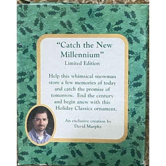 Holiday Classics "Catch the New Millennium" Ornament Vintage 1999 w/Original Box - Picture 6 of 6